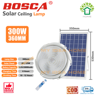 BOSCA Solar Ceiling Lamp 300W / 200W / 100W/ 60W Solar Light LED indoor light With remote 1 YEAR WAR