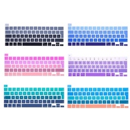 Rainbow Color Silicone Spanish Keyboard Skin Cover For MacBook New Pro 16 2019 A2141 M1 Chip A2338/A2251/A2289 2020
