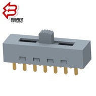Six-speed High Current Switch 6-speed Sliding Switch High Current 3A High Current Toggle Switch 2P6T