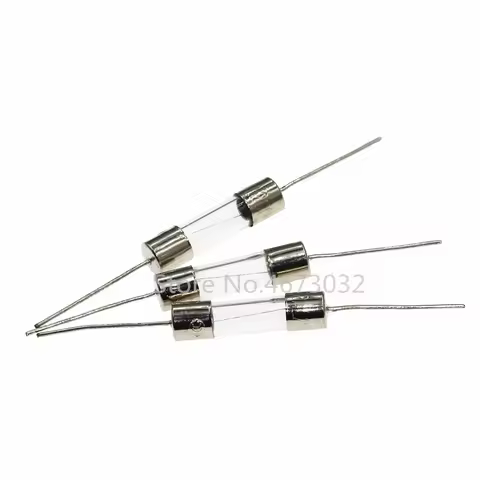 20PCS 5*20mm Take the lead Glass fuse tube With a pin 5x20mm 250V 0.5A 1A 2A 3A 4A 5A 6A 6.3A 8A 10A