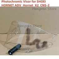 Photochromic Helmet Visor For SHOEI HORNET ADV Hornet X2 CNS-2 CNS2 Shield Windshield Glas