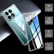 Xiaomi Poco F6 F6 Pro X6 Pro M6 Pro 4G Soft Transparent Crystal Clear Case Cover TPU Back Casing