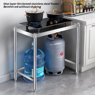 Stainless Steel Kitchen Stove Rack Shelf Storage Gas Cooker Shelf Cooking Table Rak Dapur Rak Masak 