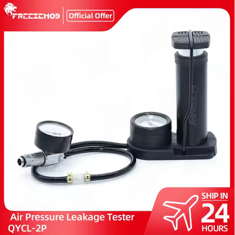 FREEZEMOD Air Pressure Leakage Tester Leak Sensor Aluminum Alloy Cover Barometer Water Cooling PC MO