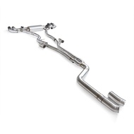 Suitable for BMW G20 320i 330i 340i stainless steel cat back exhaust system with valve exhaust perfo