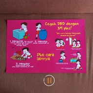 Poster Prevent Dengue Fever With 3M Plus - Poster Prevent Dengue Fever