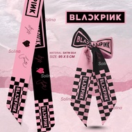 BLACKPINK Twilly Scarf, BLACKPINK Scarf, BLACKPINK Ribbon Scarf