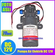 Taffware Pompa Air Elektrik DC 12V 70psi 3.5L/min 12 Volt Tekanan Tinggi Cuci Motor Mobil DP521