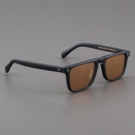 แว่นกันแดดทรงสี่เหลี่ยมประวัติศาสตร์ MOSCOT LEMTOSHXCANTWO สำหรับผู้ชายและผู้หญิง แว่นกันแดดสีเทาฟอก