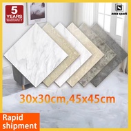 30X30cm & 45X45cm Marble Vinyl Flooring Floor Tiles Self-adhesive PVC Floor Sticker Waterproof