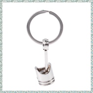 [h5bl3j6wj.ph] Trendy Car  Piston Keyring Chain Keychain Key Fob Silver