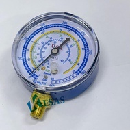 Air Conditioner R410A R134A R22 R32 Refrigerant Low Pressure Gauge PSI KPA Blue