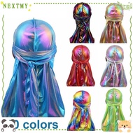 NEXTMY Durag Cap Fashion Men Headwear Bandana Silky Hip Hop Cancer Head Scarf