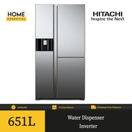 Hitachi Refrigerator Side By Side Luxury Series 3 Doors (651L) R-M820AGP4MX MIR