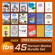 Learn Korean Language 45 Digital Books with FREE Courses Collection Bundle