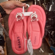 miniso  x toy story lotso sandal karakter/sandal main