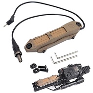 Tactical Remote Dual Pressure Switch for M300/M600 Weaponlight PEQ 15 Tape Switch Accessories for Ml