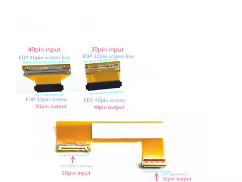 NEW LED EDP input output 30pin to 40pin converter cable adapter EDP 40pin to 30pin connector cable