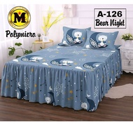 SEPRAI RUMBAI MOTIF TERBARU BUNGA SAKURA SEPREI JUMBO UKURAN NO 1 DAN 2 BONUS SARUNG BANTAL DAN GULI