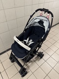 9成新 Combi Mechacal Handy 4 Auto 4Cas雙向嬰兒手推車 (超輕量單手可摺) 深藍色