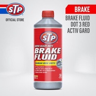 MERAH Wony Stp Brake Fluid Dot 3 Car Motorcycle 1 L Red