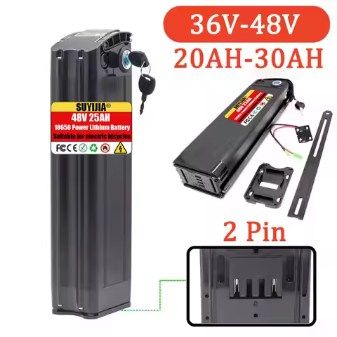 36V/48V 25Ah Battery 18650 Lithium Rechargeable Battery Built-in Bms for Silverfish 250W-1000W Bafan