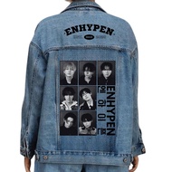 JAKET enhypen JEANS JAKET engene BAHAN JEANS WASH TEBAL DUA WARNA jaket jeans enhypen personal des