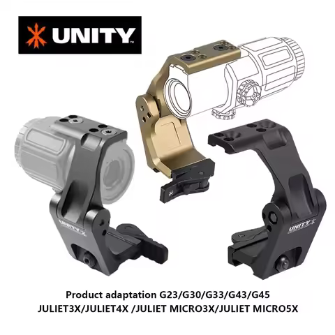 Tactical Unity Fast Mount FTC 3X 6x Magnifier With QD Lever 2.26" Optical Height G23 G30 G33 G43 G45