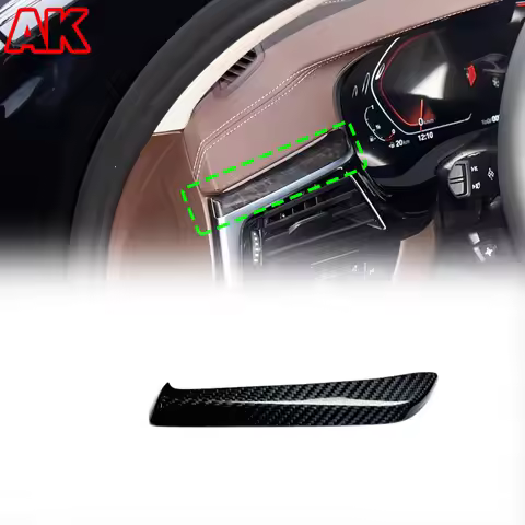 For BMW 5 Series G30 G38 6 Series GT G32 M5 F90 Real Carbon Fiber Car Left Side Center Console Air O