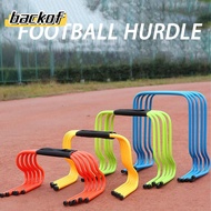 BACKOF Football Hurdle, Safety 15/23cm Hurdle Ladder, Portable Adjustable Height Outdoor Soccer Stab