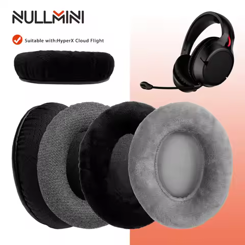 NullMini Replacement Earpads for HyperX Cloud Flight, Stinger Headphones Earmuff Sleeve Ear Cushion 