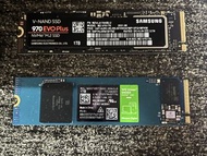 SAMSUNG 970 EVO PLUS 1TB/WESTERN DIGITAL SN350 1TB M.2 SSD