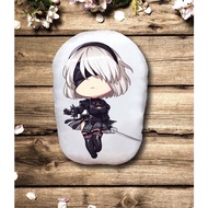 Nier Automata 2b teddy bear printed on 2 sides/Nier Automata 2b anime pillow