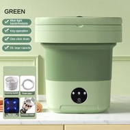 6L/10L Household Large Capacity Underwear Washing Machine Foldable Electric Washer Portable Mini Tra