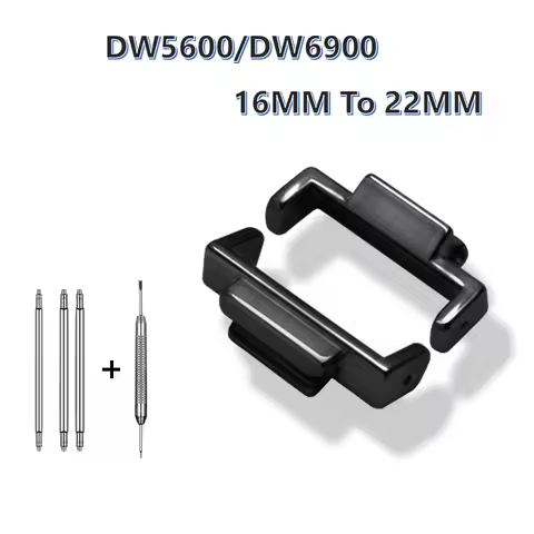 16MM TO 22MM stainless steel adapter dw5600 dw6900 Smart Bracelet Watch connectors quick-release DW-