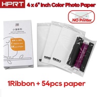 RT 4x6" inch Designed for CP4100/CP4000L Color Photo Printer Picture 54 Sheets Paper with 1Rion
