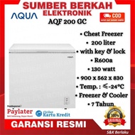 ￼AQUA Chest Freezer / Box Freezer 200 Liter 130watt AQF-200 GC PROMO