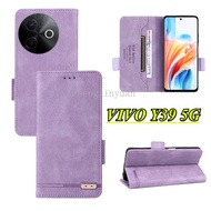 Casing For VIVO Y39 5G 2025 Phone Case Flip Leather Card Cover For VIVOY39 Y 39 Slot wallet Bracket 