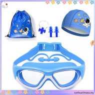 Swimming Goggles for Kids Googles Swim Diving Gaggles Set for Boy and Girl Goggle Google with Case N