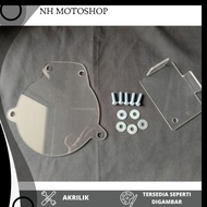 NEW AEROX CVT COVER ACRYLIC NEW AEROX CVT COVER FREE BOLT