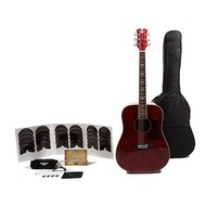Keith Urban American Vintage Acoustic Edition 40-piece Guitar Package - (Right Hand) Cherry Red