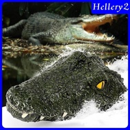 [Hellery2] Control Boat, RC Head, RC Boat Simulation Head Parody Toy, Alligator Head Lure for Swimming Pool, Pond, Garden