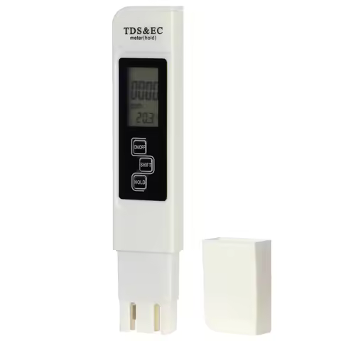 4 in 1 Digital Water Quality Tester TDS/EC/Temperature Meter, 0.1-80°C, 32-176°F, Condcuctivity 0-99