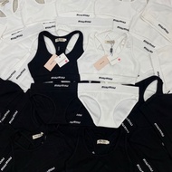 CODMui mui sport bra set(S,M 370฿ฟรีส่ง) ชุดเซตบรา2ชิ้น รุ่นใหม่ปังมาก มีบรา+กางเกงใน เข้าชุดกัน สวย