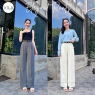 TM29 Elegant Pants กางเกงขากระบอกกลาง ป้าย VILA