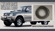 Karet Lis Kaca Depan Bawah Mobil Mitsubishi Strada L200