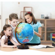 32CM LED Light World Earth Globe Geography Educational Toy Luminous Teaching Globe Desktop Decor