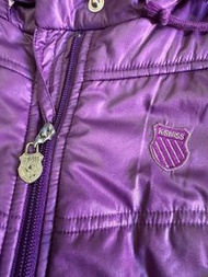 紫色K.SWISS外套M號