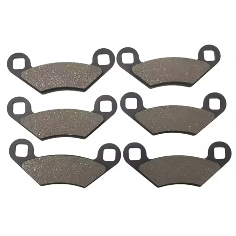6pcs Front Rear Brake Pads For Linhai 550 LH550 M550L 550CC EFI 4X4 ATV Quad Parts