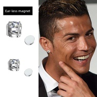 earring earring for women pearl earring Magnet European American Trendy Men Round Ear Clip Diamond